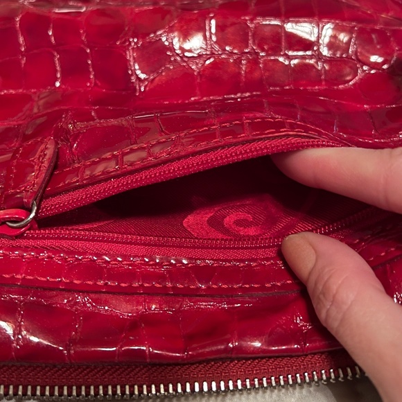 Red crocodile Brighton purse - Picture 5 of 5
